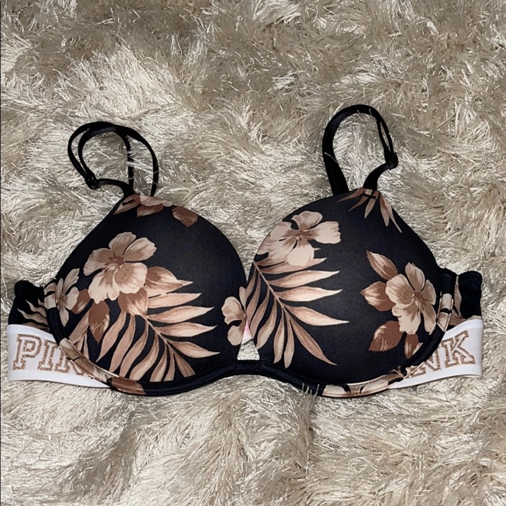 PINK super push wear everywhere bra